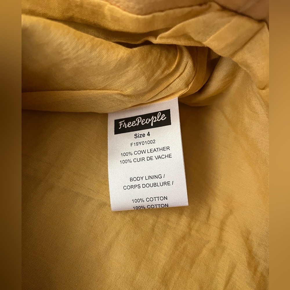 Free People | NWT Leather Mini Dress - Picture 8 of 9